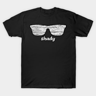 Shady Shades -- White Edition T-Shirt